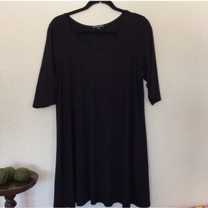 Eileen Fisher Black Tunic Top
